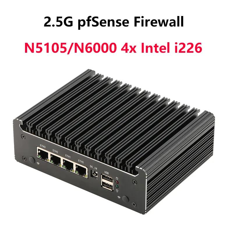 Ʈ  pfSense ȭ  Ҹ ̴ PC, 4x  2.5G i226, HD2.0 OPNsense PVE ESXi, K31 N5105 N6000